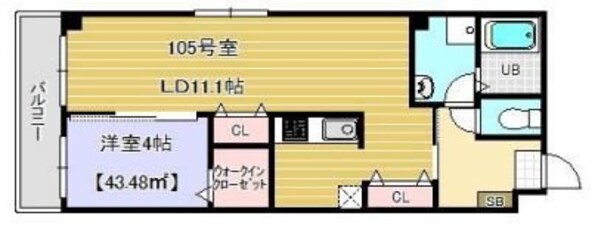 エリザベスの物件間取画像